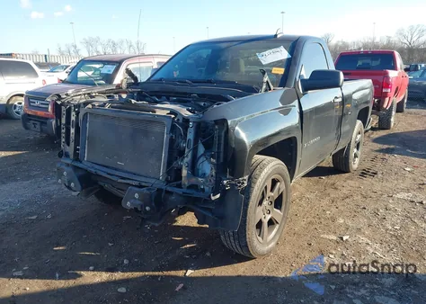 2015 Chevrolet Silverado 1500 Wt из США, поврежденный, VIN 1GCNCPEC2FZ362070